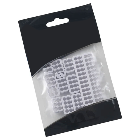 White Cable Comb Kit 24 Pack