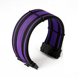 Custom Coloured Sleeved Extension Cables Set