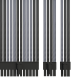 Custom Coloured Sleeved Extension Cables Set